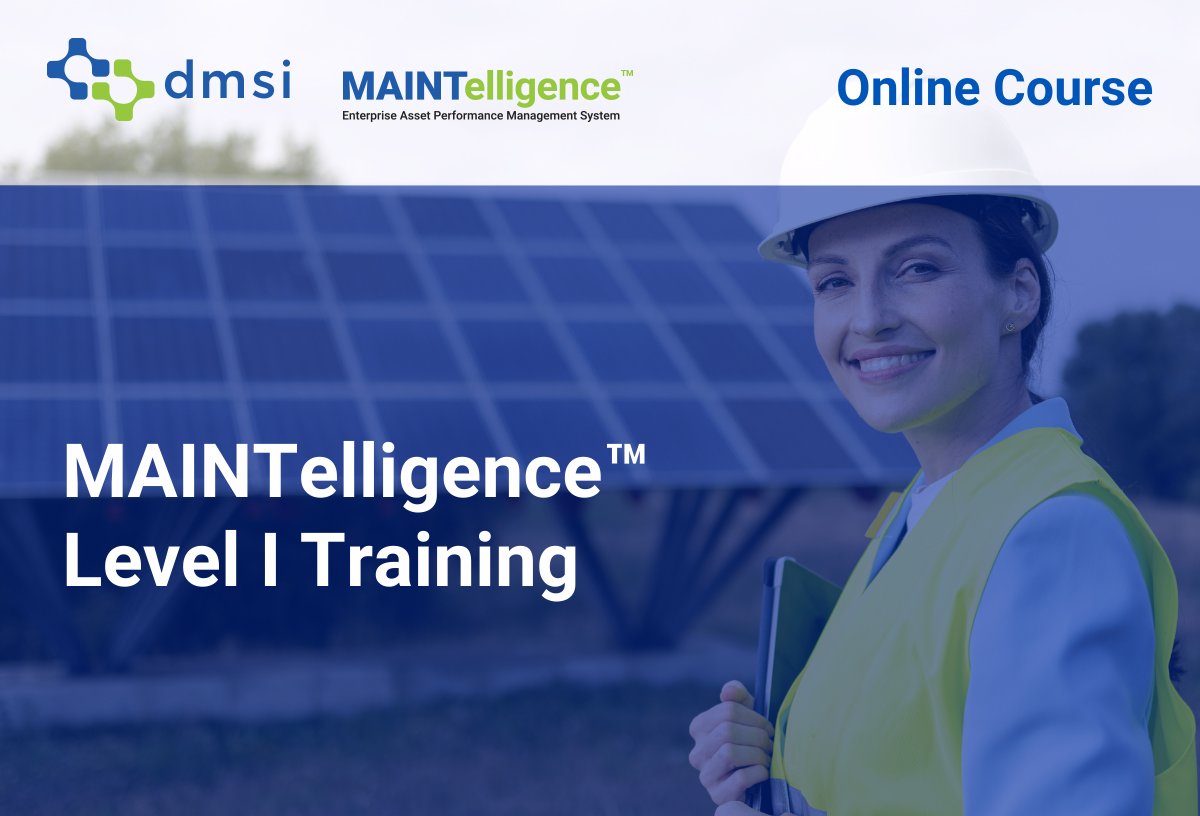 DesMaint's tweet card. Ready to take your MAINTelligence™ knowledge to the next level? Join us for our online user training in December.