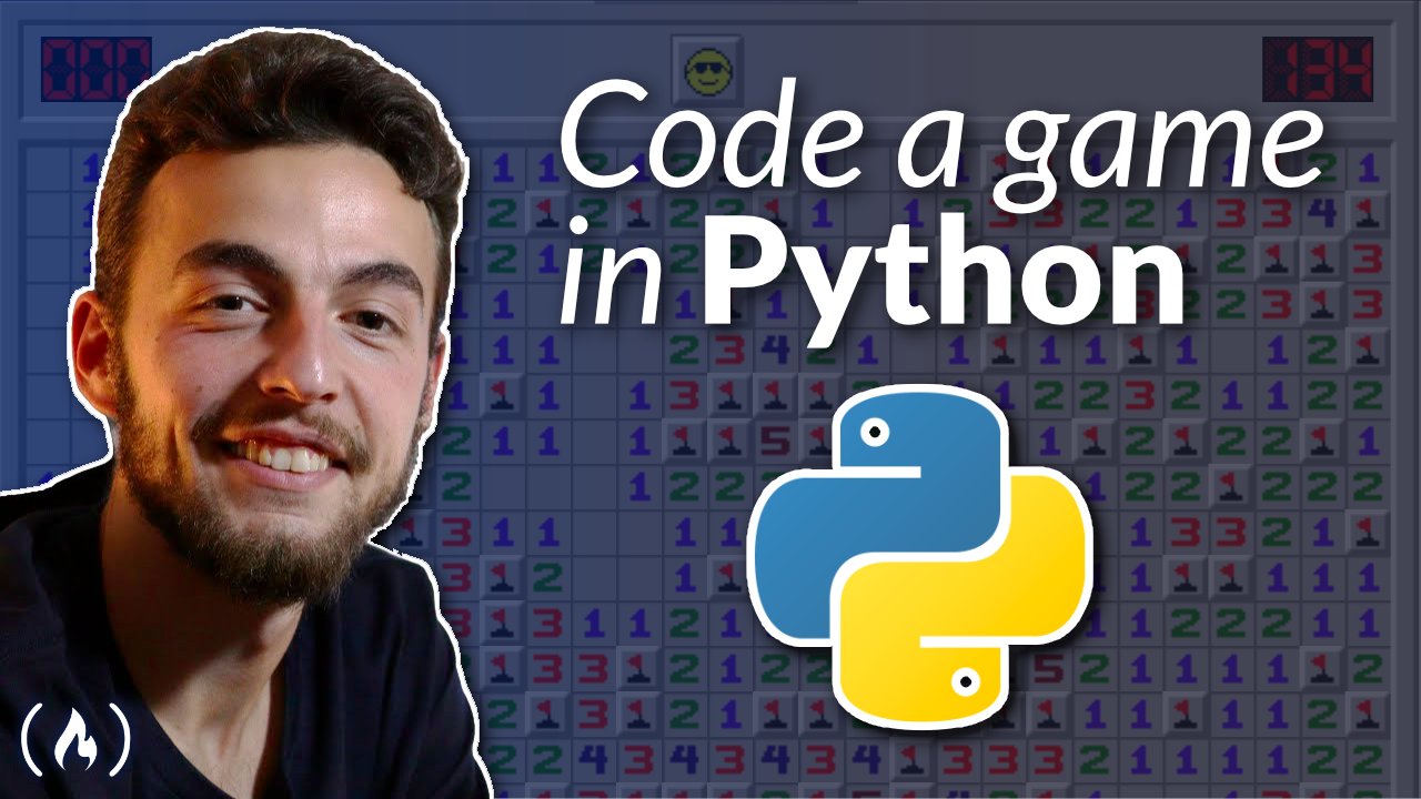 freeCodeCamp's tweet card. Improve your Python programming skills by coding everyone's favorite Windows 3.1 game: Minesweeper. We just published a Python course on the freeCodeCamp.org YouTube channel that will teach you how...