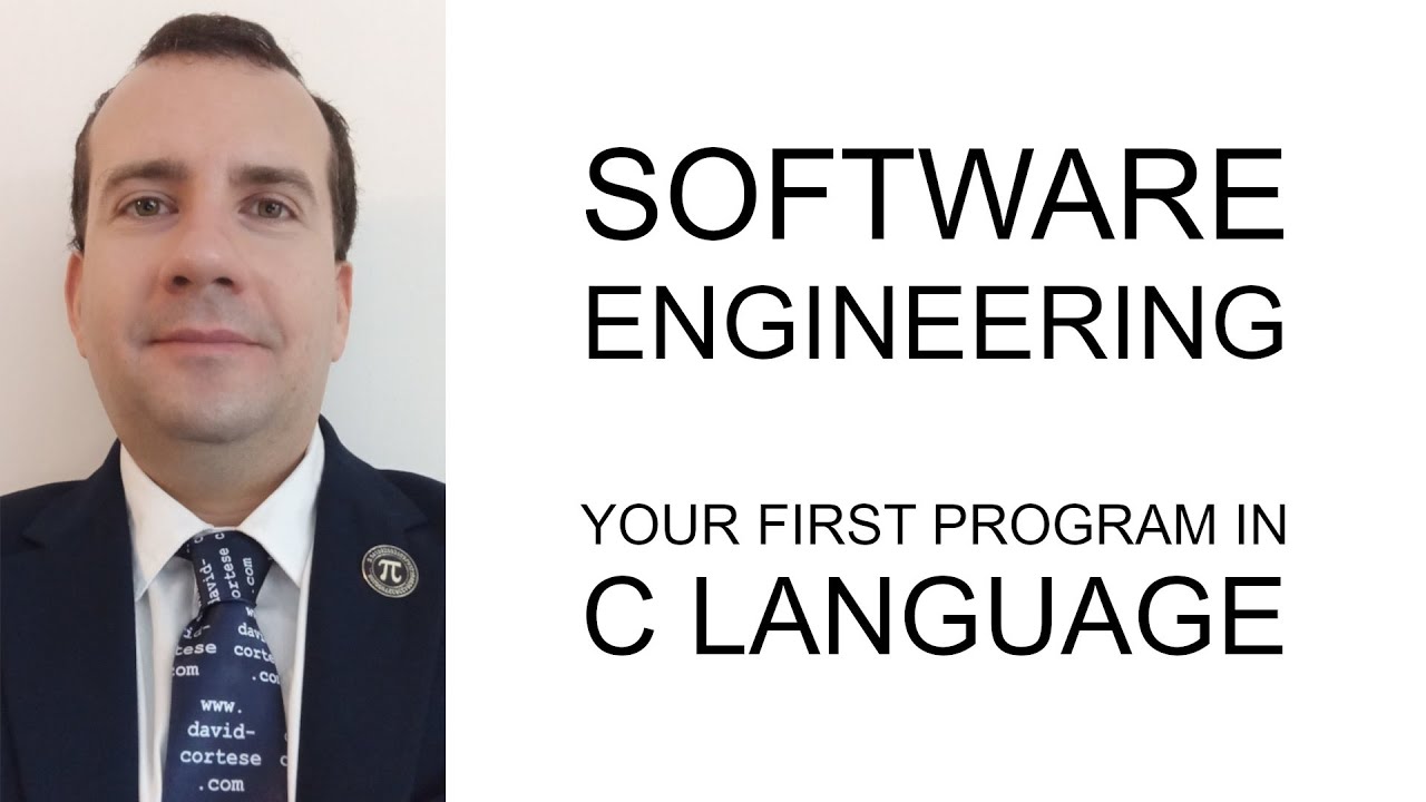 David_Cortese_'s tweet card. YOUR FIRST PROGRAM IN C LANGUAGE
