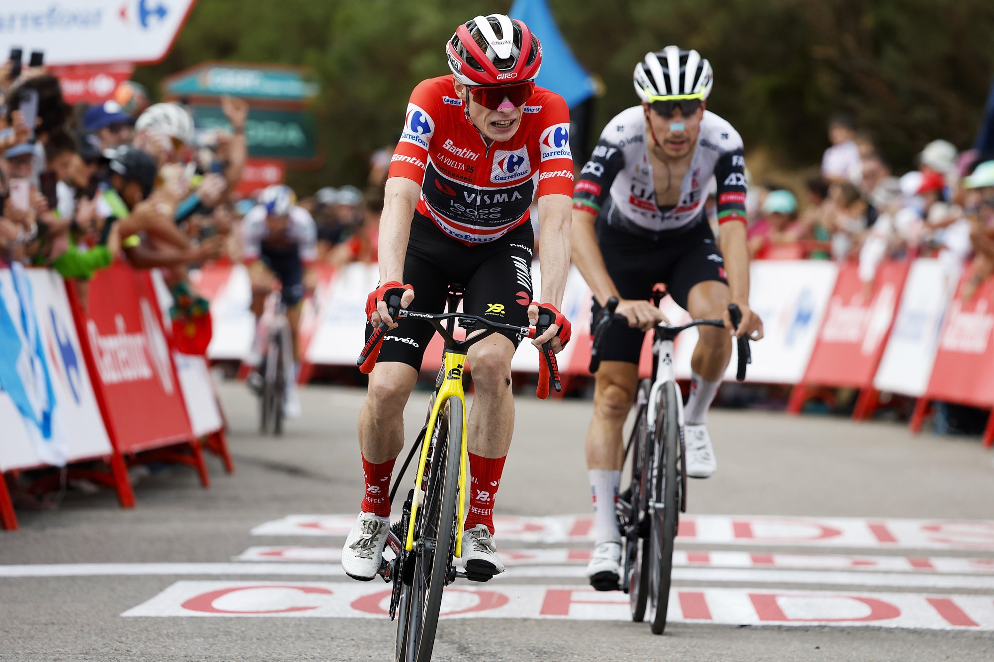 CyclingGraphs's tweet card. It was another climbing day in the Vuelta a España with a hard stage and a finish up…