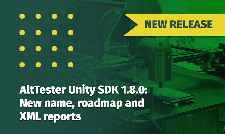 AltTesterSays's tweet card. Besides new features and bug fixes, this release is an important step towards reaching our long-term mission to support new platforms and start exploring solutions for Unreal and other engines.