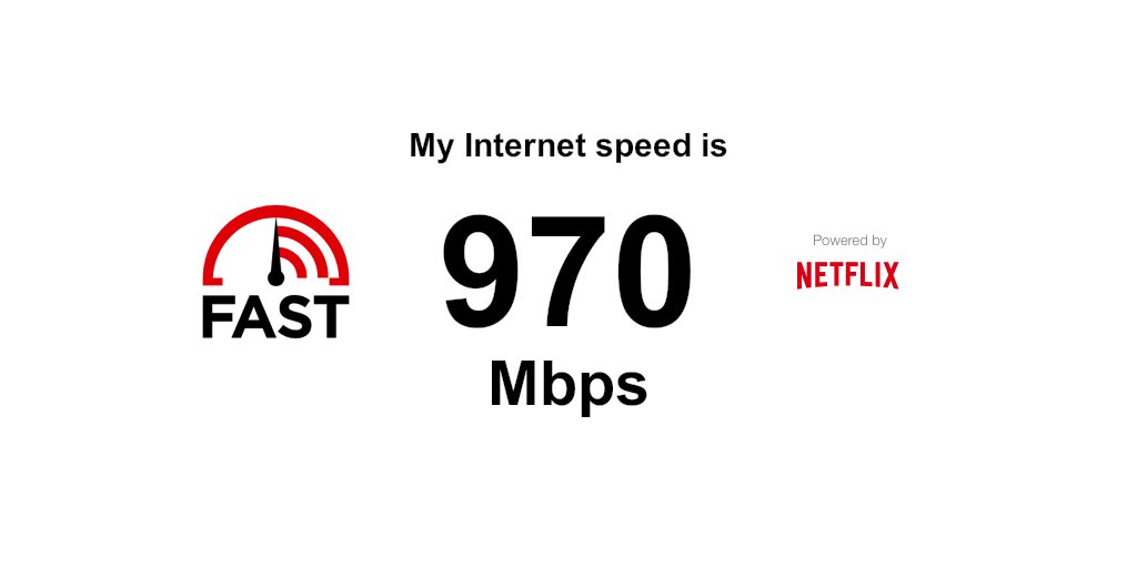 andrewstech1's tweet card. How fast is your download speed? In seconds, Fast.com's simple Internet speed test will estimate your ISP speed.