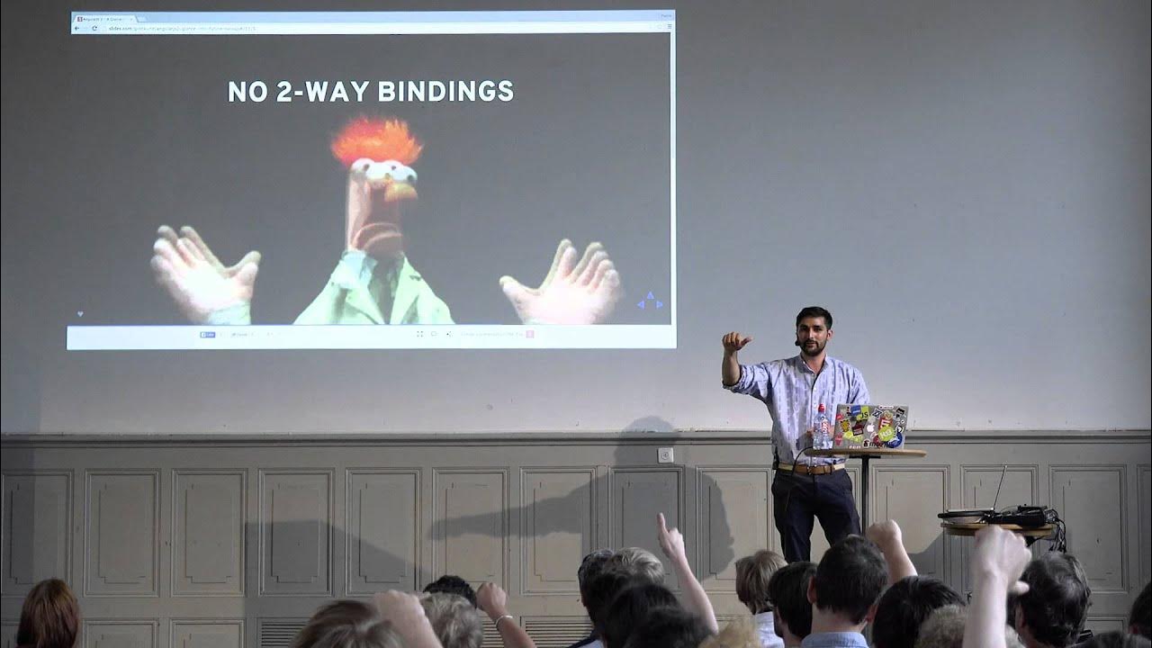 SwissJS's tweet card. SwissJS 2015 - Gion Kunz - AngularJS 2