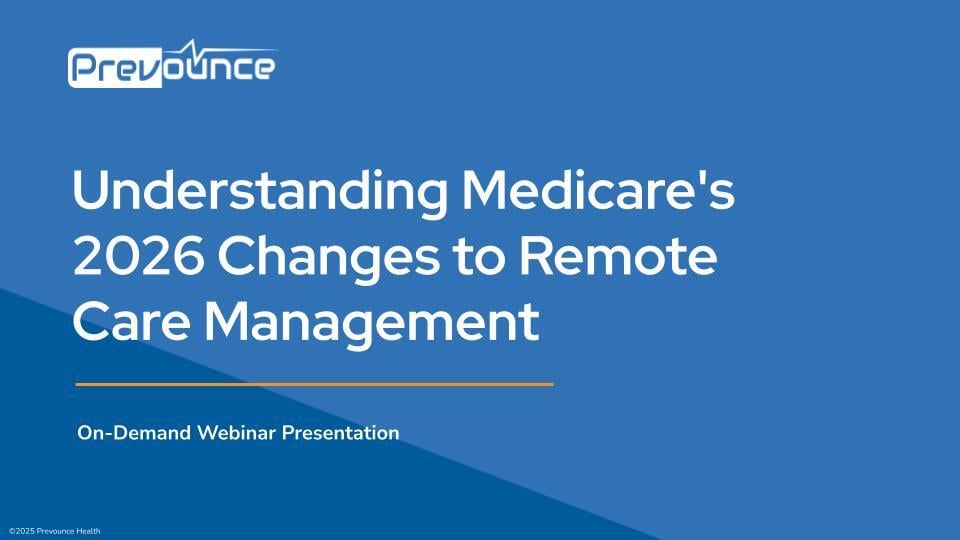 prevounce's tweet card. Learn about the remote care management changes in Medicare's 2026 Physician Fee Schedule (PFS) final rule and other factors influencing remote care in 2026.
