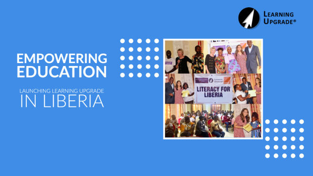 LearningUpgrade's tweet card. Learning Upgrade’s Launch Event in Liberia Last month, Foundation for Women and Learning Upgrade, in partnership with Orange Liberia, hosted the Literacy for Liberia launch event hosted at th…