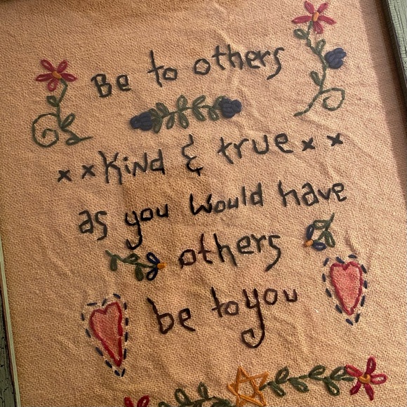 nellizbellie's tweet card. Inspirational wall art with a heartfelt message • Features floral, heart and letter designs •Adds warmth to any space • please see photos and video for transparency