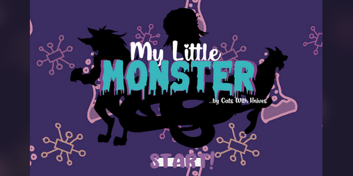 WakeTechGameDev's tweet card. Raise your own man-hungry monster!