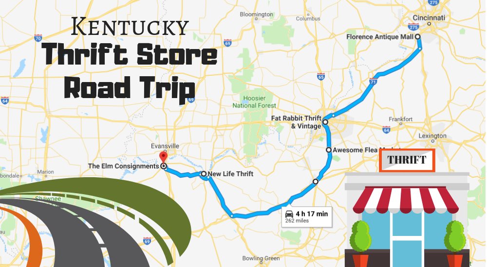 bashful454's tweet card. Prepare to hunt for treasure, because you never know what you'll find along the best bargain hunters road trip through Kentucky.