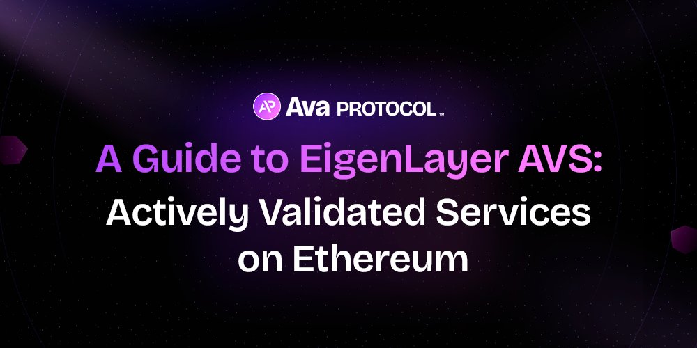 ava_protocol's tweet card. EigenLayer pools security from Ethereum validators to support innovative blockchain services.