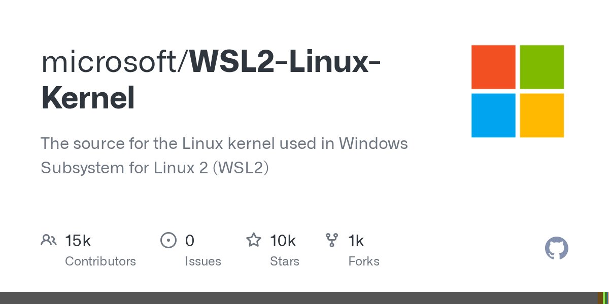 andreasklinger's tweet card. The source for the Linux kernel used in Windows Subsystem for Linux 2 (WSL2) - microsoft/WSL2-Linux-Kernel