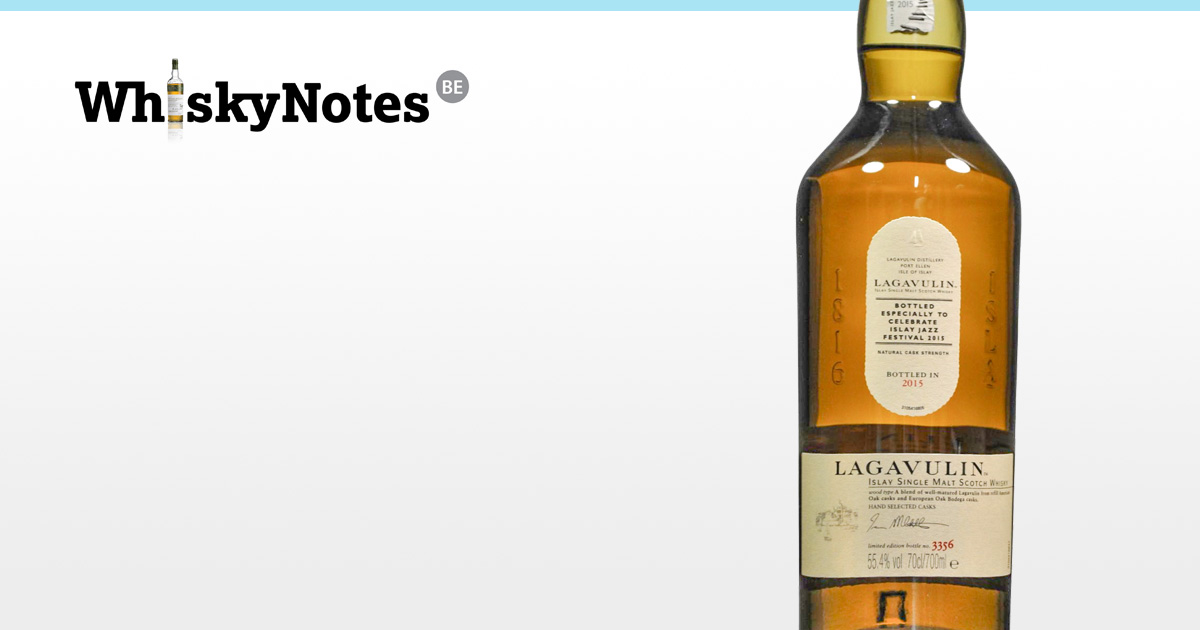 BoozeTools's tweet card. Whisky review: Lagavulin Jazz Festival 2015 (55,4%, OB 2015, 3500 btl.) - 91/100 | WhiskyNotes blog