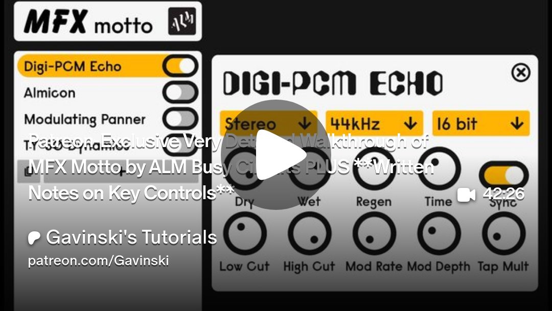 gavinski_s's tweet card. Get more from Gavinski's Tutorials on Patreon