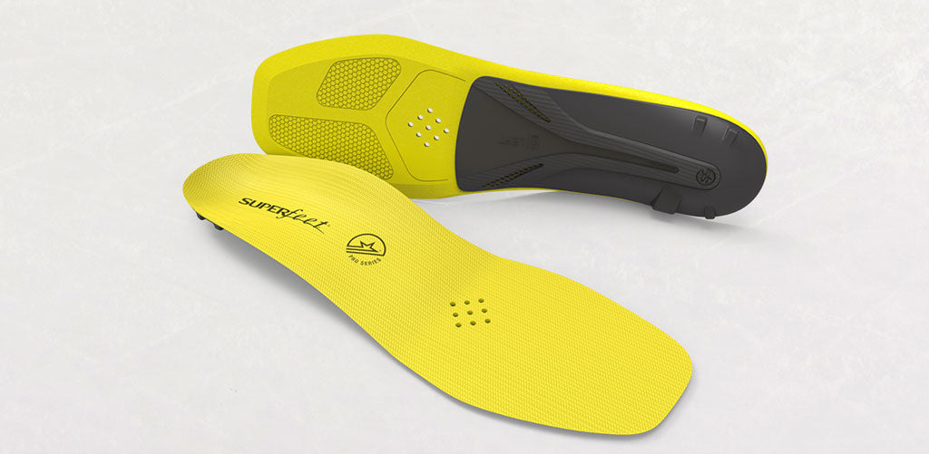 Source4SportsMH's tweet card. Superfeet Yellow Premium Insoles offer heel and foot support for all players in hockey skates offering increased comfort, fit, and performance on the ice.