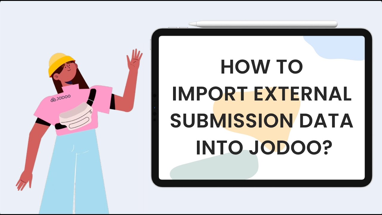 JodooHQ's tweet card. How to import external submission data into Jodoo?