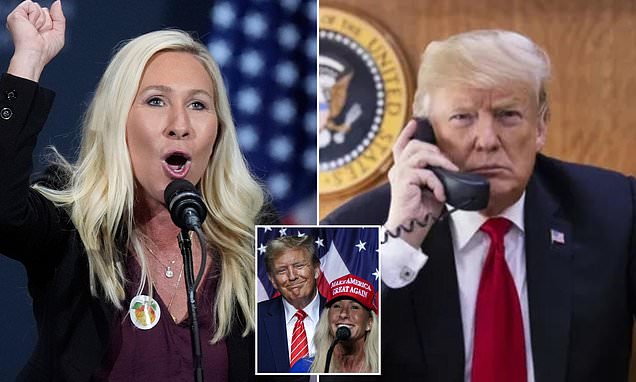 TruthHunters's tweet card. During an interview on Saturday, Trump was asked about the Republican lawmaker's future after she announced she would resign from Congress in early 2026 following their public split.