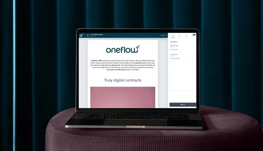 AFV_Analys's tweet card. Mjukvarubolaget Oneflow uppvisar stark tillväxt. Bolaget har över 90% bruttomarginal och hög andel återkommande intäkter. Ambitionen framöver är att minska förlusttakten och nå lönsamhet första...