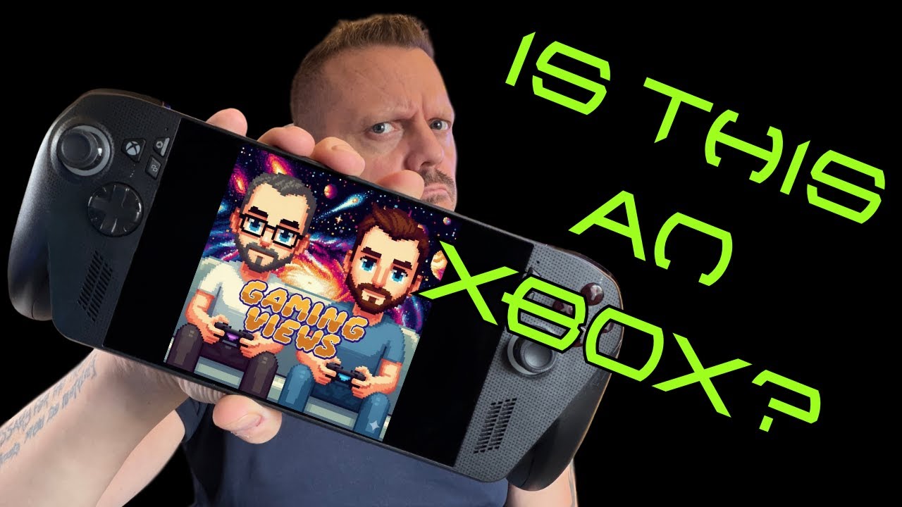 GamingViewsPod's tweet card. Ally or Enemy? ASUS ROG XBOX ALLY X: Unboxing and initial impressions