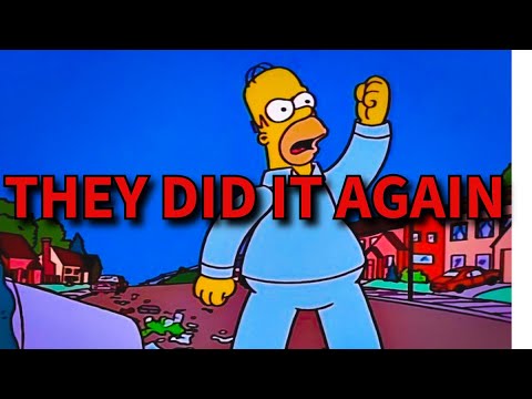 SubtleFraud's tweet card. The Simpsons Predicted Another One