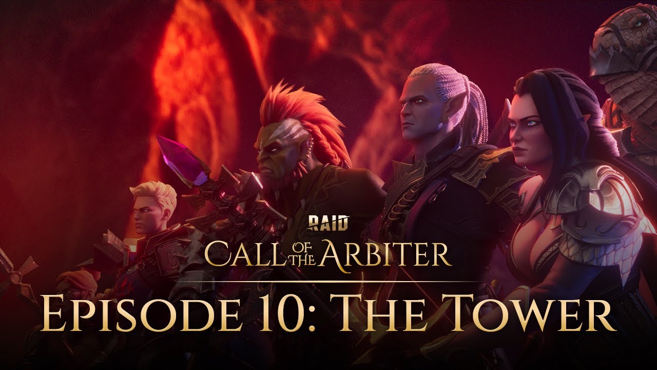 RobMurden's tweet card. RAID: Call of the Arbiter | Limited Series | Episode 10: The Tower
