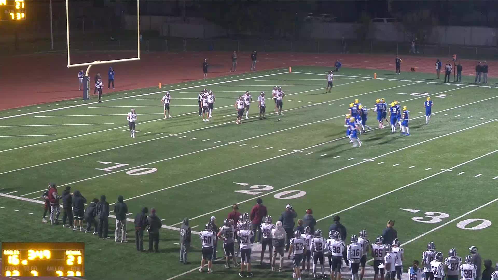 Drew_Esponda's tweet card. Senior Year defensive highlights