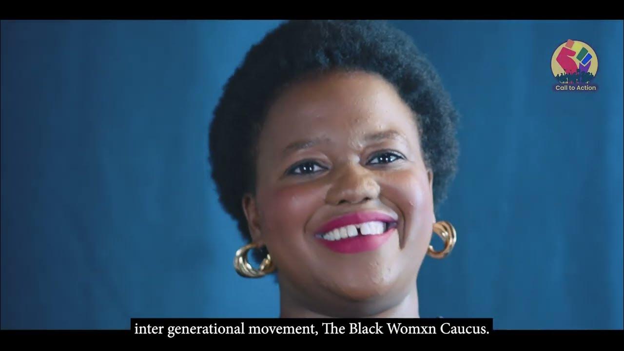 CallToActionZA's tweet card. Black Womxn Caucus: Keitumetse Fatimata Moutloatse