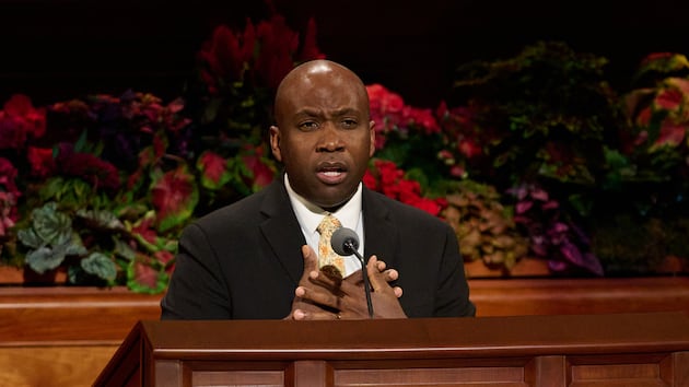 IDgraintrader's tweet card. “It is worth every effort to pursue this path to testimony,” said Elder Kevin G. Brown. #GeneralConference