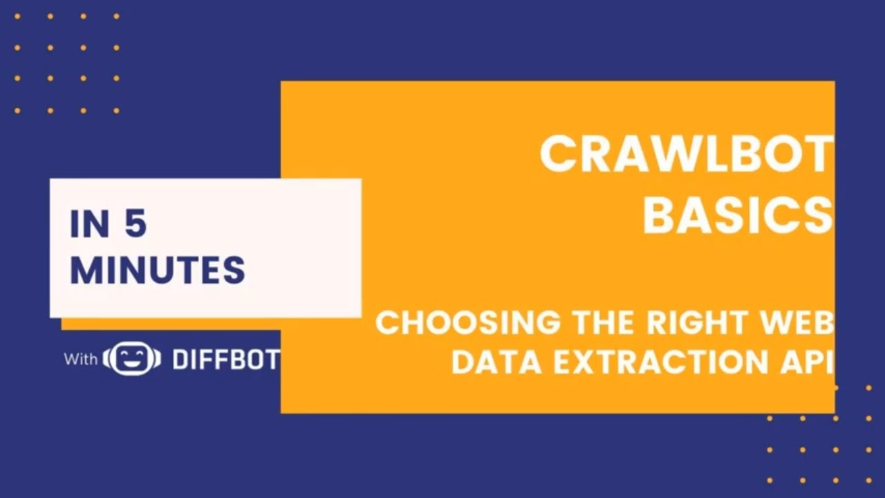diffbot's tweet card. Crawlbot Basics - Choosing The Right Web Data Extraction API For...