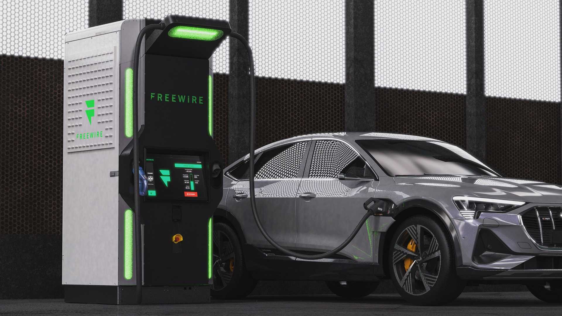 EVmojo's tweet card. What makes the Boost Charger different from other charge points is the integrated battery which can charge up to 120 kW from a 240V single-phase connection.