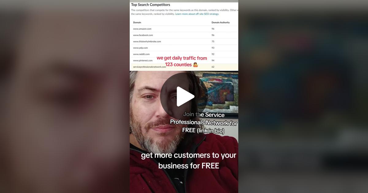 thebigoknows's tweet card. 121 likes, 19 comments. “I am proud of what we have done with the Service Professionals Network so.far, because we really do help a lot of people. We help connect a lot of people and businesses...