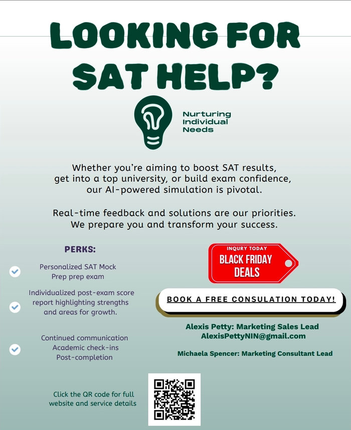 ItsOrderMySteps's tweet card. FREE SAT Mock Exam - OMS Networking for You