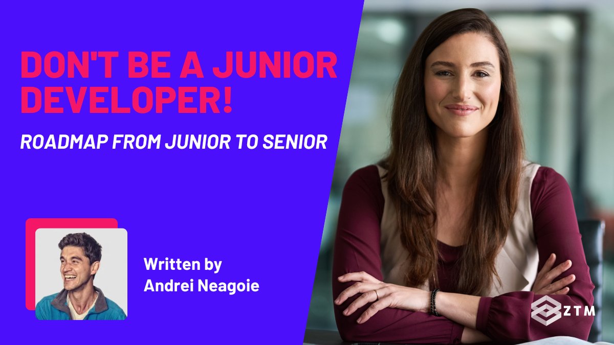 prasadevx's tweet card. Don’t sell yourself short. Seriously, don’t be a Junior Developer. These are the exact skills and steps to go from Junior to Senior Developer this year.