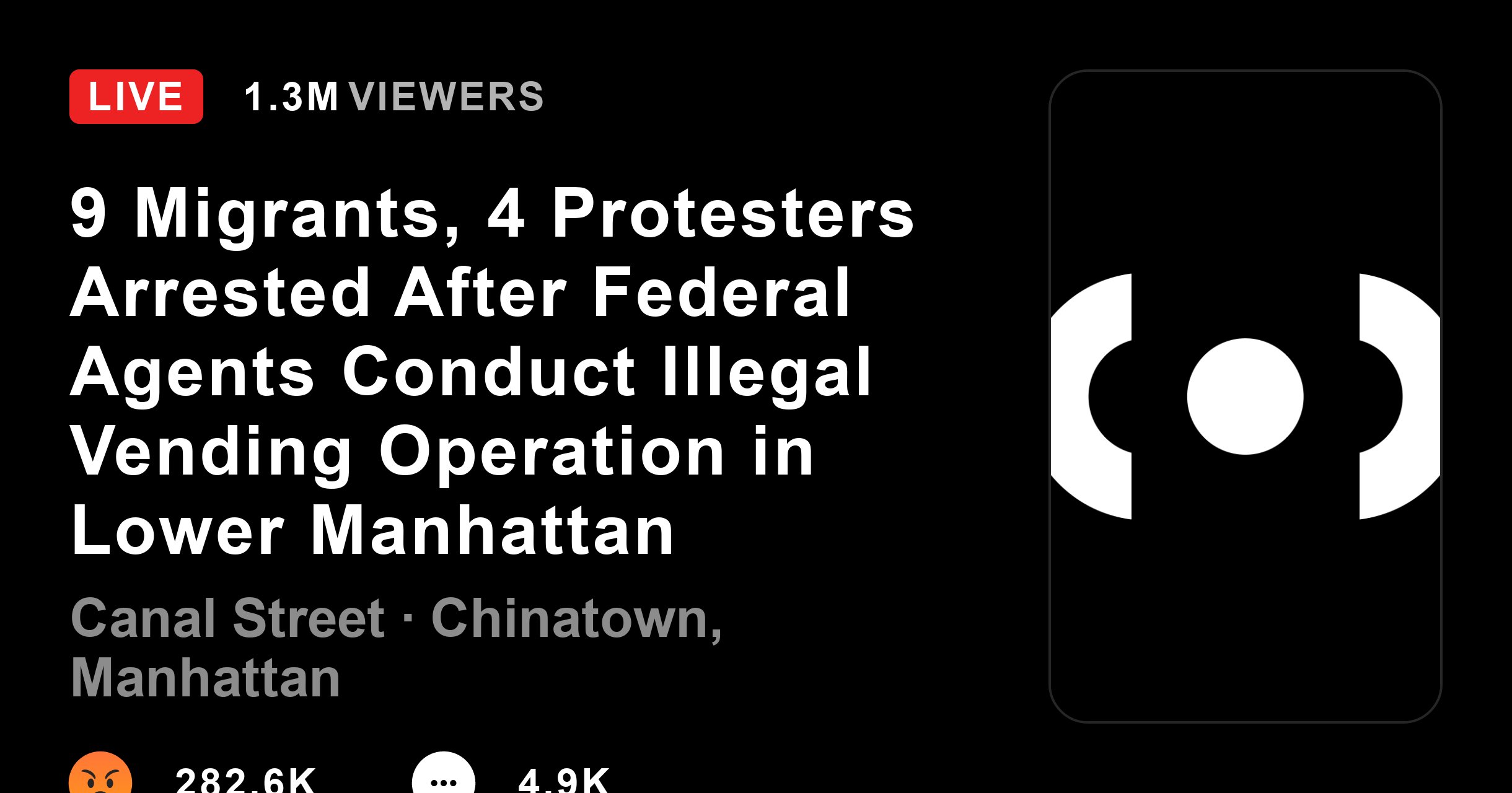 HowToBeRICH2024's tweet card. There are reportedly additional federal agents nearby.