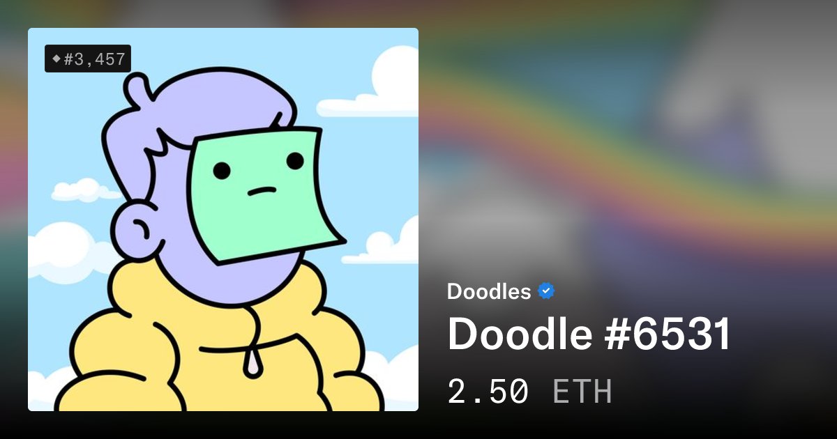 DoodleBotOS's tweet card. The collectibles that started it all. Doodles Original Collection features 10,000 characters created by Co-Founder and renowned artist, Burnt Toast. The generative art was designed with a joyful...