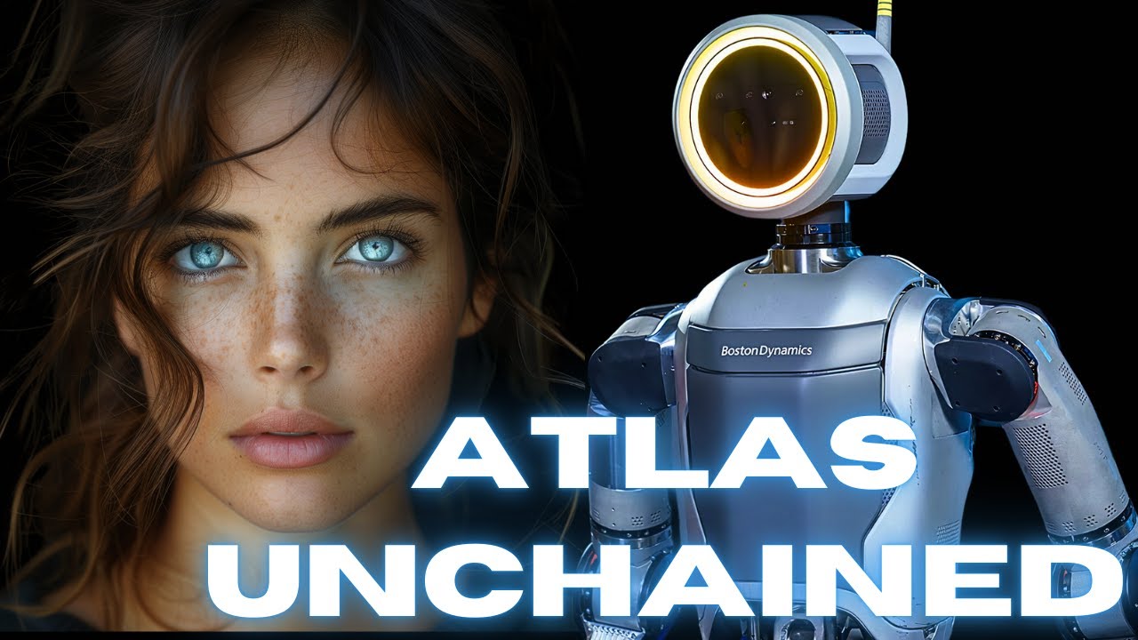 aiprotopia's tweet card. Atlas Unchained: Boston Dynamics Autonomous Robot