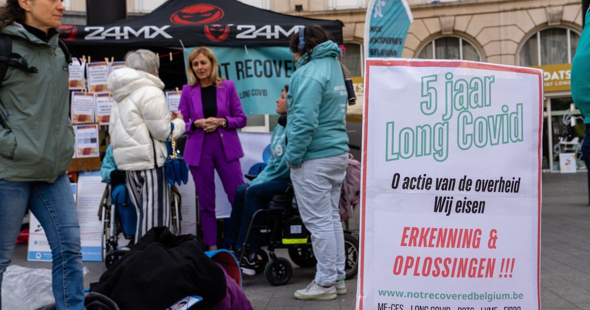 RobWust's tweet card. Dat mensen met long covid en ME/CVS na inspanning vaak vermoeid zijn, komt niet doordat ze minder vaak bewegen. Dat tonen Nederlandse onderzoekers aan.