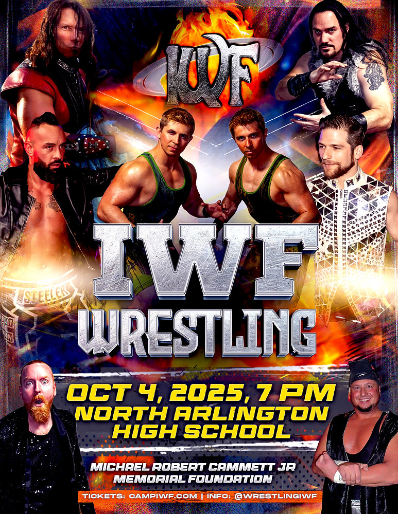 WrestlingIWF's tweet card. Tickets On Sale Now for 'I WILL NOT BREAK' Live Event to Benefit Michael Robert Cammett Jr Memorial Foundation NORTH ARLINGTON, NJ – For the fifth year in a row, North Arlington, New Jersey, will...