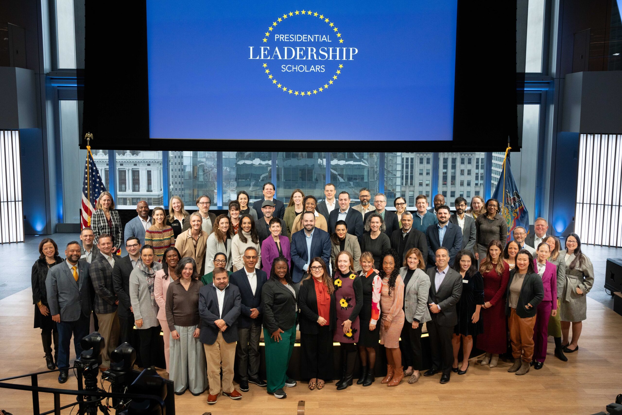 PLSprogram's tweet card. Presidential Leadership Scholars Module One recap
