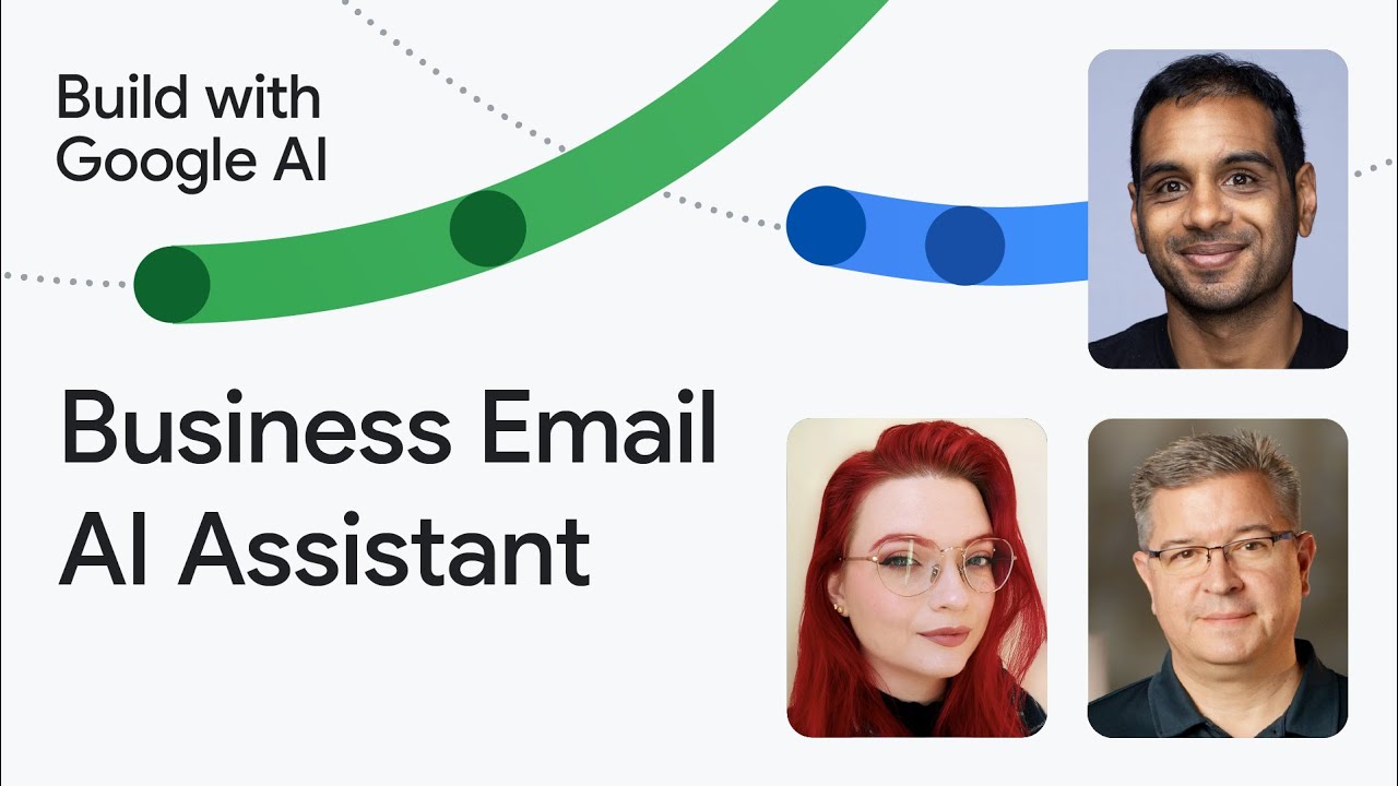 googledevsid's tweet card. Business Email AI Assistant with Gemma | Build with Google AI