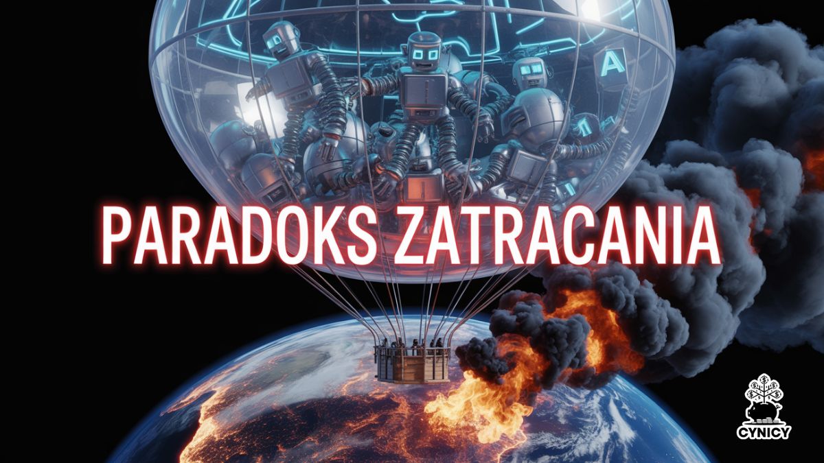 CynicyPL's tweet card. Nie wystarczy inteligencja maszynowa, by odwrócić skutki ludzkiej głupoty i systemowej degeneracji