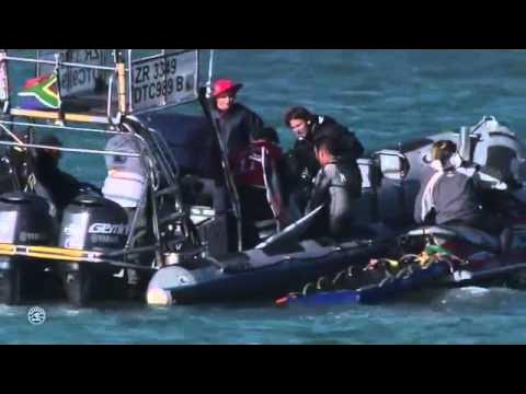 jurodo's tweet card. Mick Fanning Shark Attack LIVE