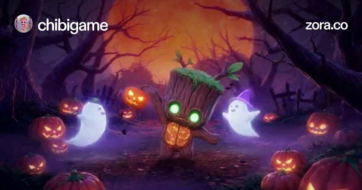 chibigamePX's tweet card. Artist. :chibigame Source. : Own imagination Awards. :Artisticminnow LLC ZenBusiness Category. : Halloween Tools. :sora2 & prompt Spooky nights, glowing pumpkins, and playful scares — Halloween is...
