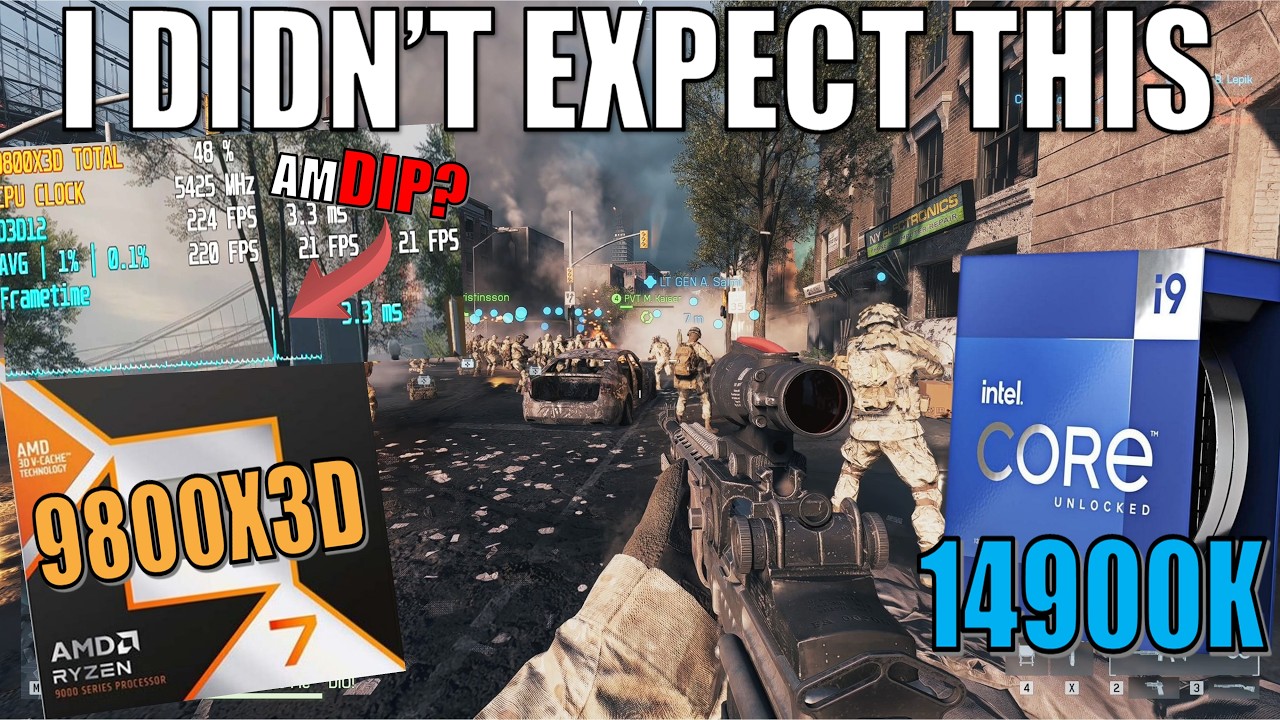 CapFrameX's tweet card. 3D-Cache Hype EXPOSED? 9800X3D vs 14900K in Battlefield 6