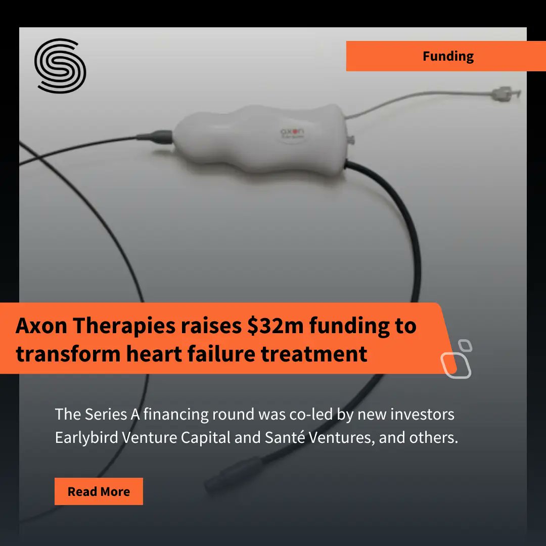 GuidedSolutions's tweet card. Medical Device News by Guided Solutions | Axon Therapies, a clinical-stage medical device company pioneering a new approach to treating heart failure, today announced the close of an