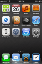 Home_Screen's tweet card. The Geek’s Companion: The Definitive Rules for the Perfect iPhone Homescreen Arrangement