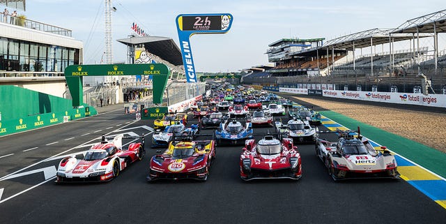 CARandDRIVER's tweet card. The 24-hour gauntlet will kick off with the waving of the French tricolour at 10:00 a.m. ET this Saturday—here's how to watch it.