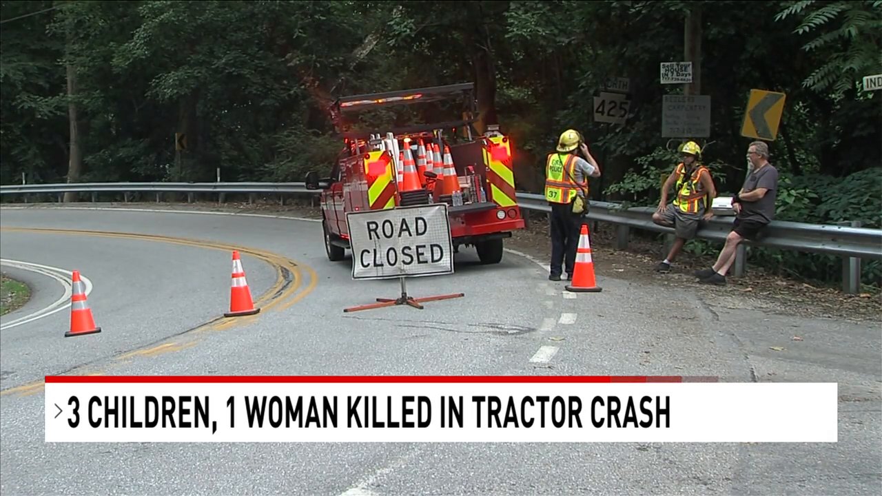 abc3340's tweet card. Three children and one woman were killed, and several other children were injured, after a tractor overturned in Pennsylvania.