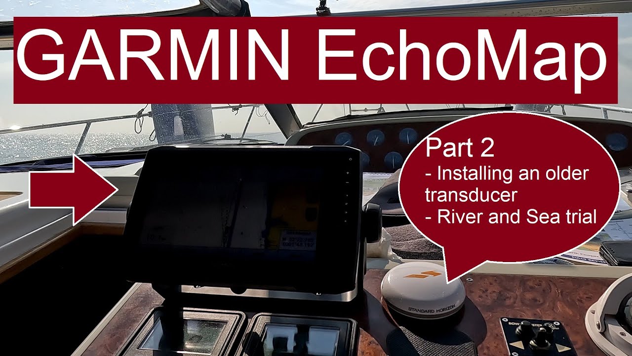 BoatAndSail's tweet card. Garmin EchoMap - Old Transducer Install and Sea Trial #Echomap