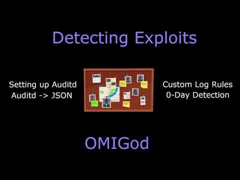 ippsec's tweet card. Detecting Exploits - OMIGod (Linux Logging with Auditd)