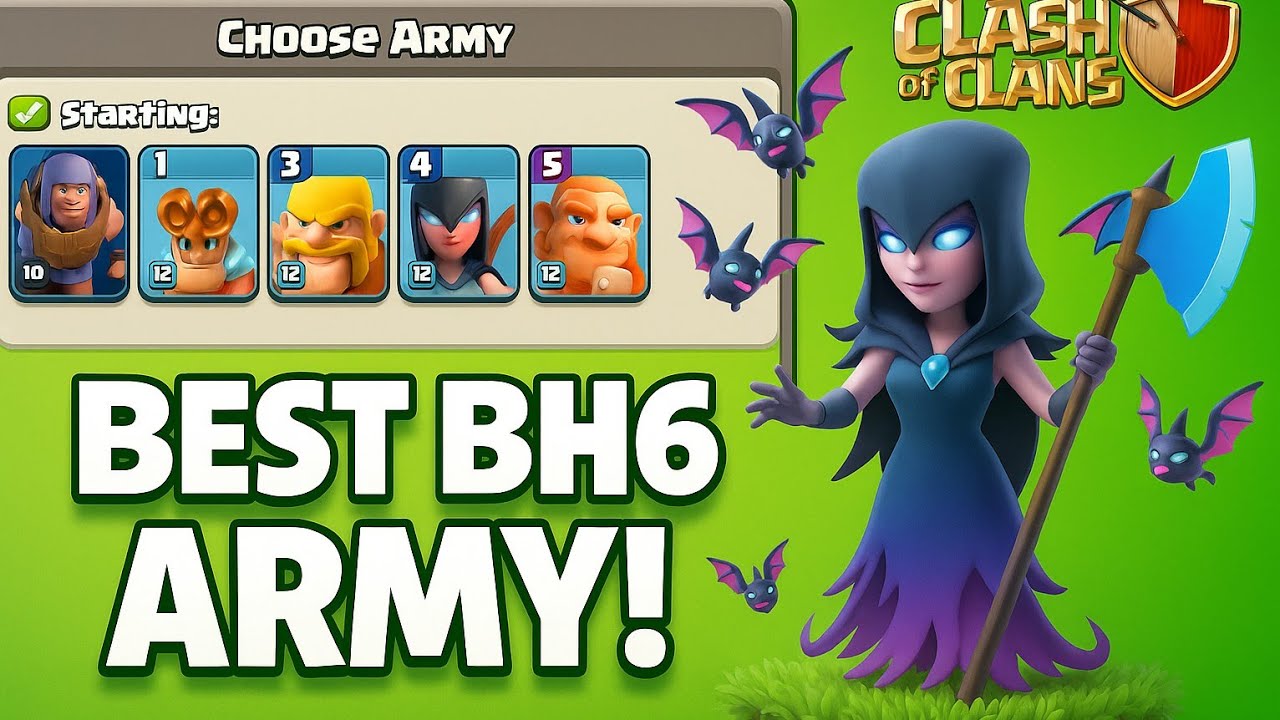 TMHuskYT's tweet card. Clash of Clans: Best BH6 Troops to Use! (Builder Base 6 Guide 2025)