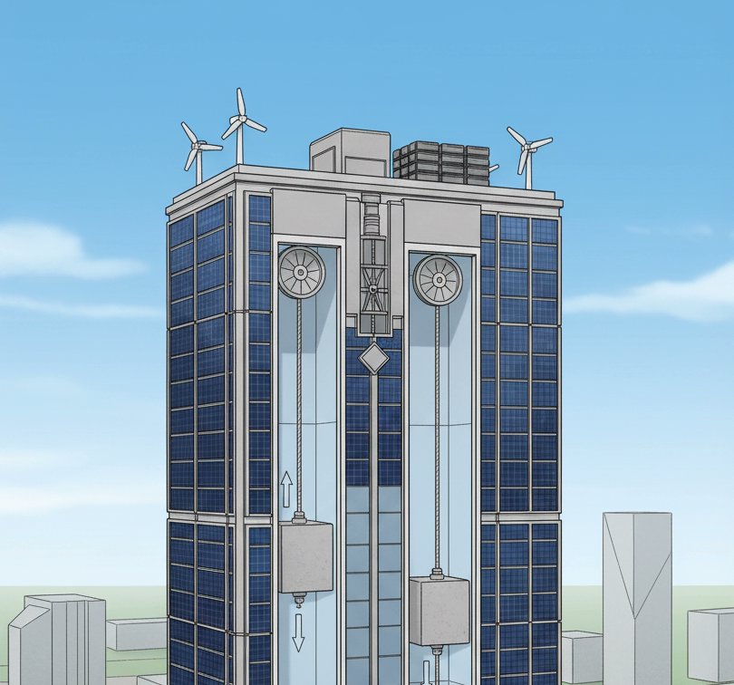 GBADigitalMedia's tweet card.   Researchers at the University of Waterloo in Canada have designed a solid gravity energy storage system that could be used to store renewable